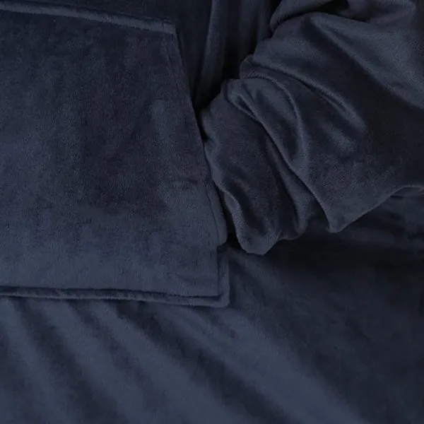 Oversized Hoodie For Adults & Kids  |  Microfiber & Sherpa Wearable Blanket.