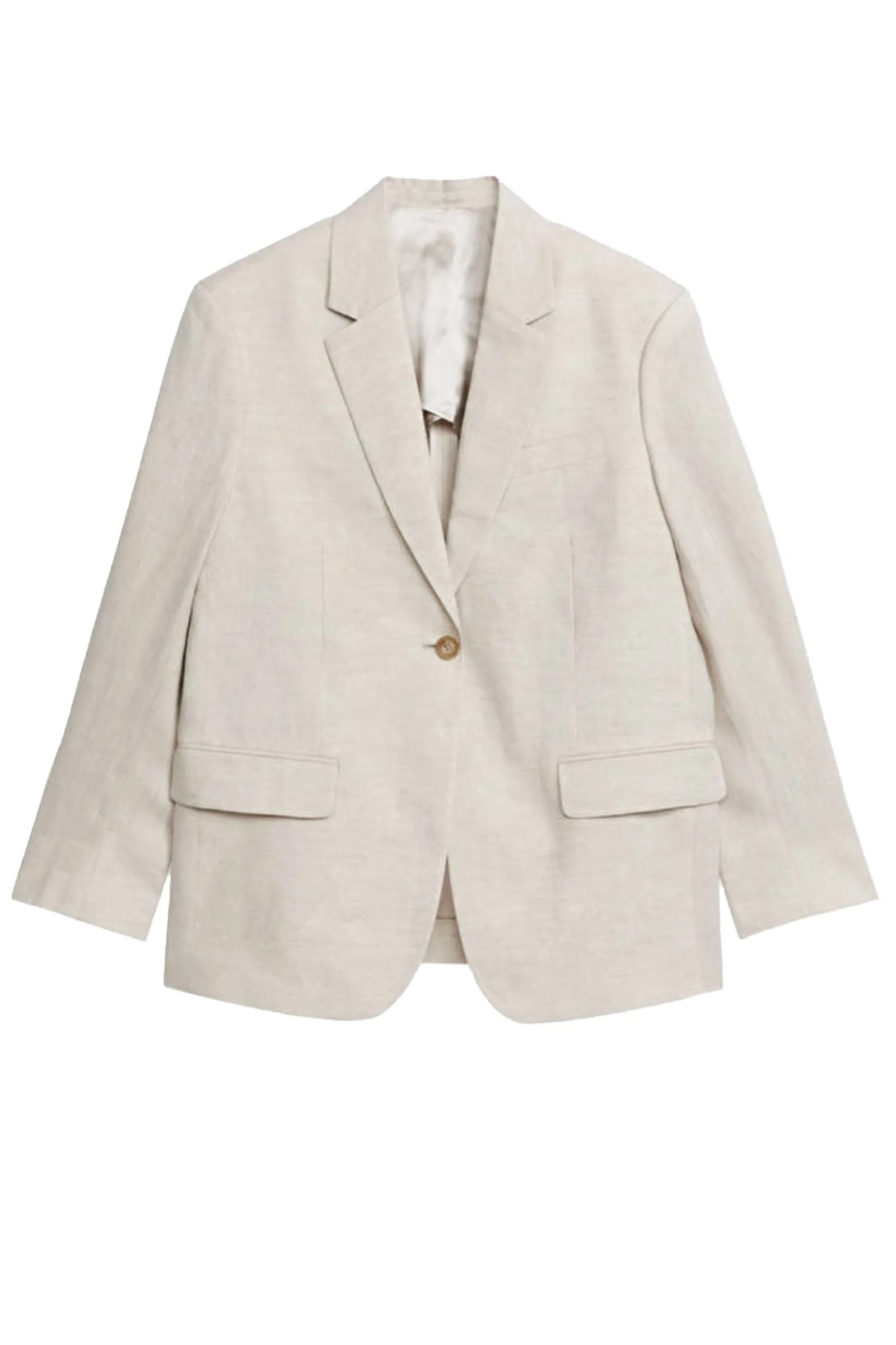 Oversized Linen Blazer