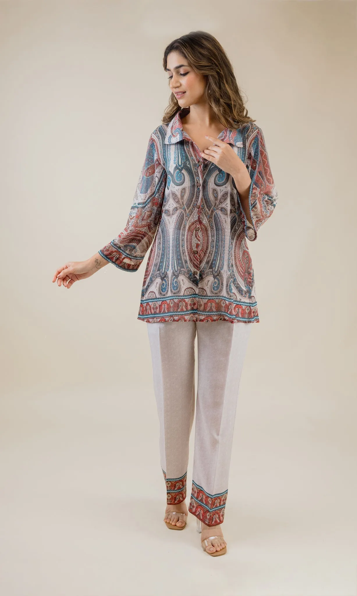 Paisley Printed Co-ord Set