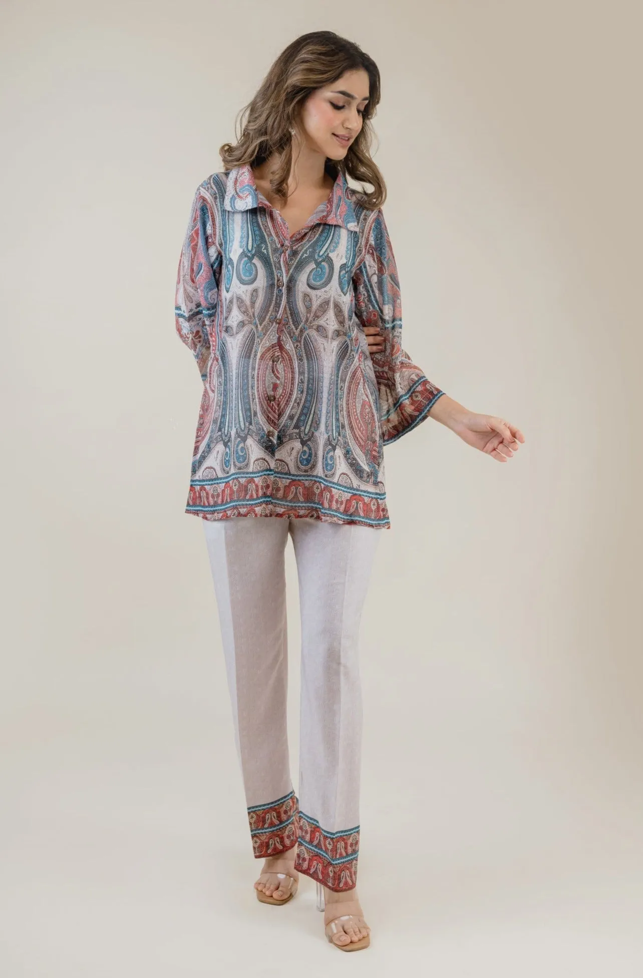 Paisley Printed Co-ord Set