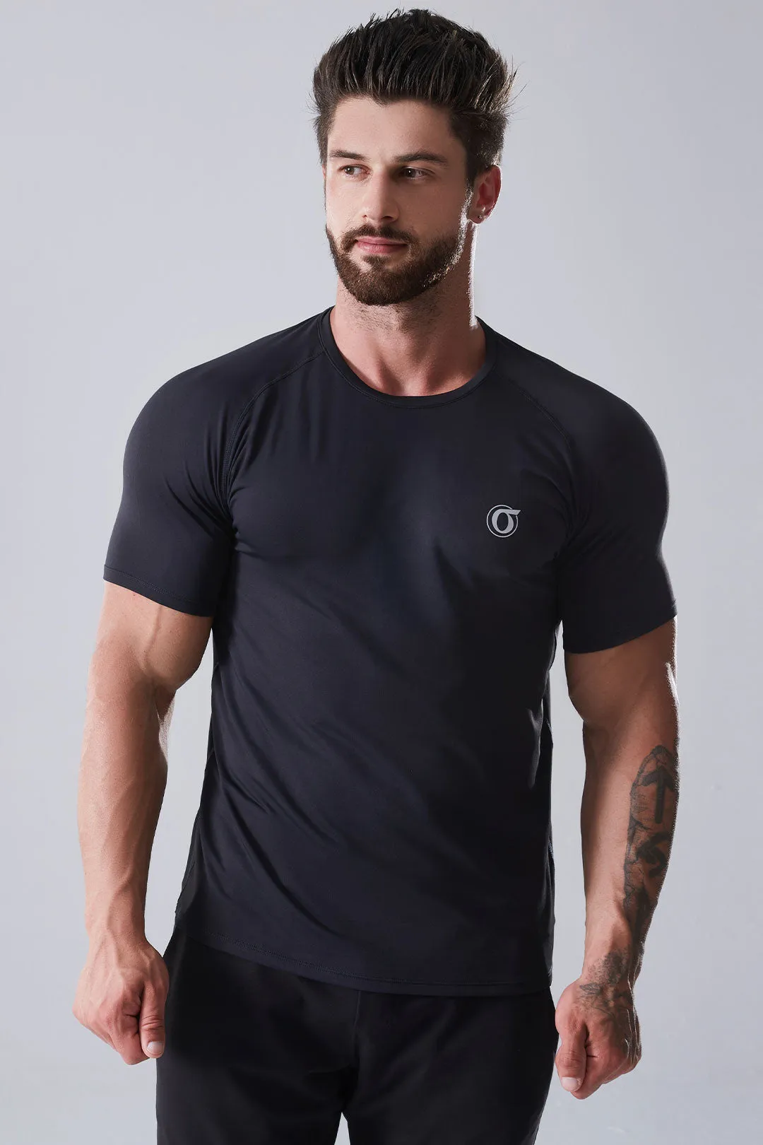 Quick Drying Round Neck Men's T-Shirt