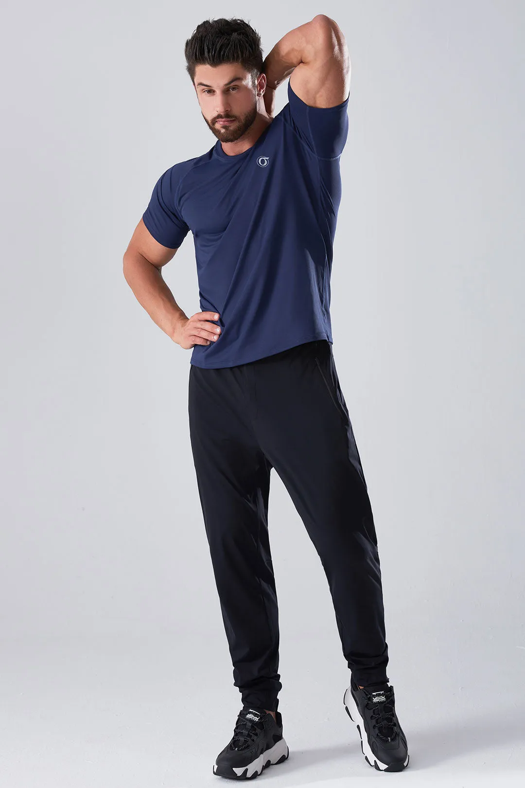 Quick Drying Round Neck Men's T-Shirt