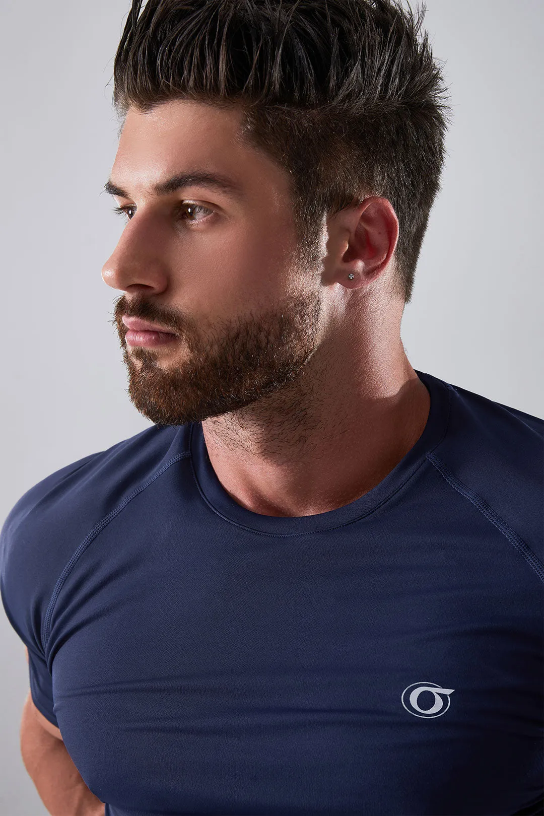 Quick Drying Round Neck Men's T-Shirt