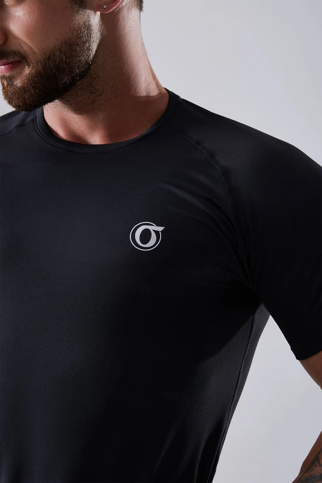 Quick Drying Round Neck Men's T-Shirt