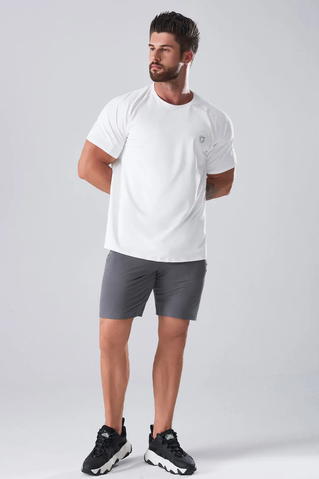 Quick Drying Round Neck Men's T-Shirt