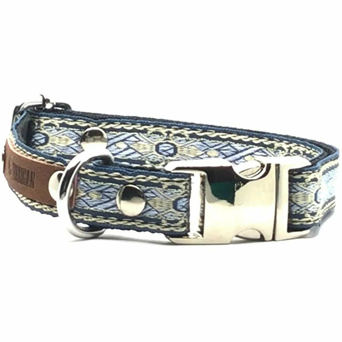 "The Archie" Durable Designer Dog Collar Set No. 5s