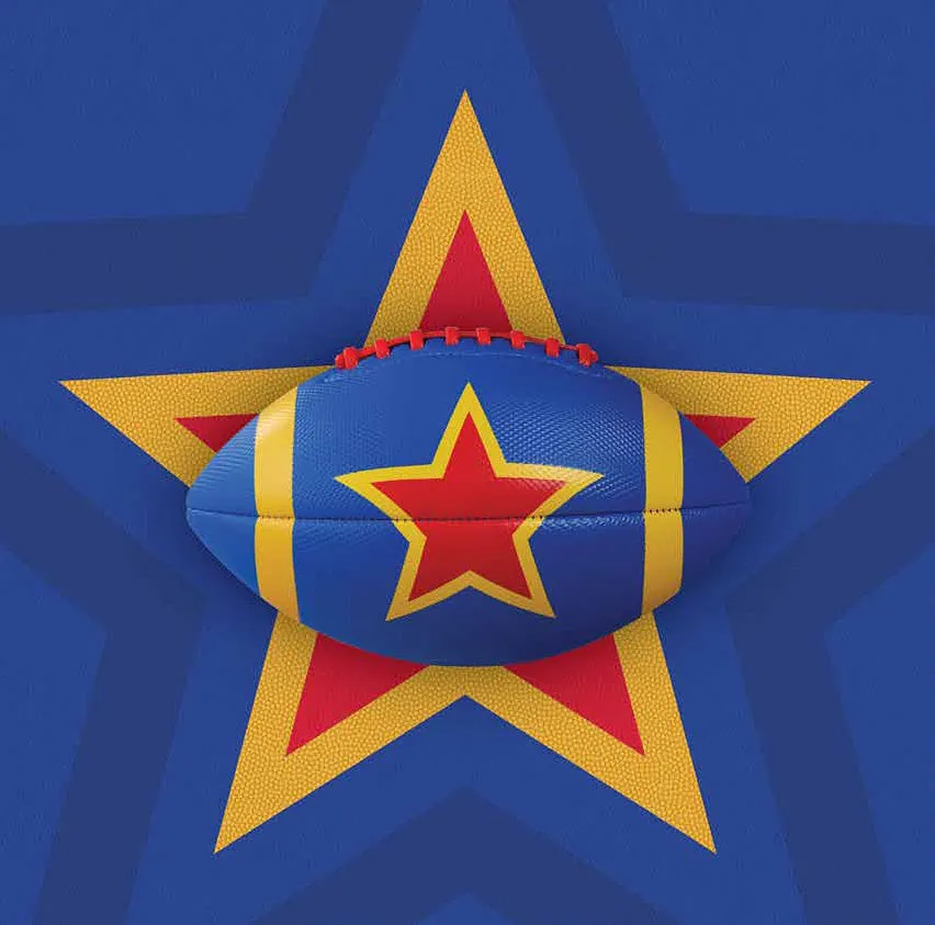 Red Star Soft Football