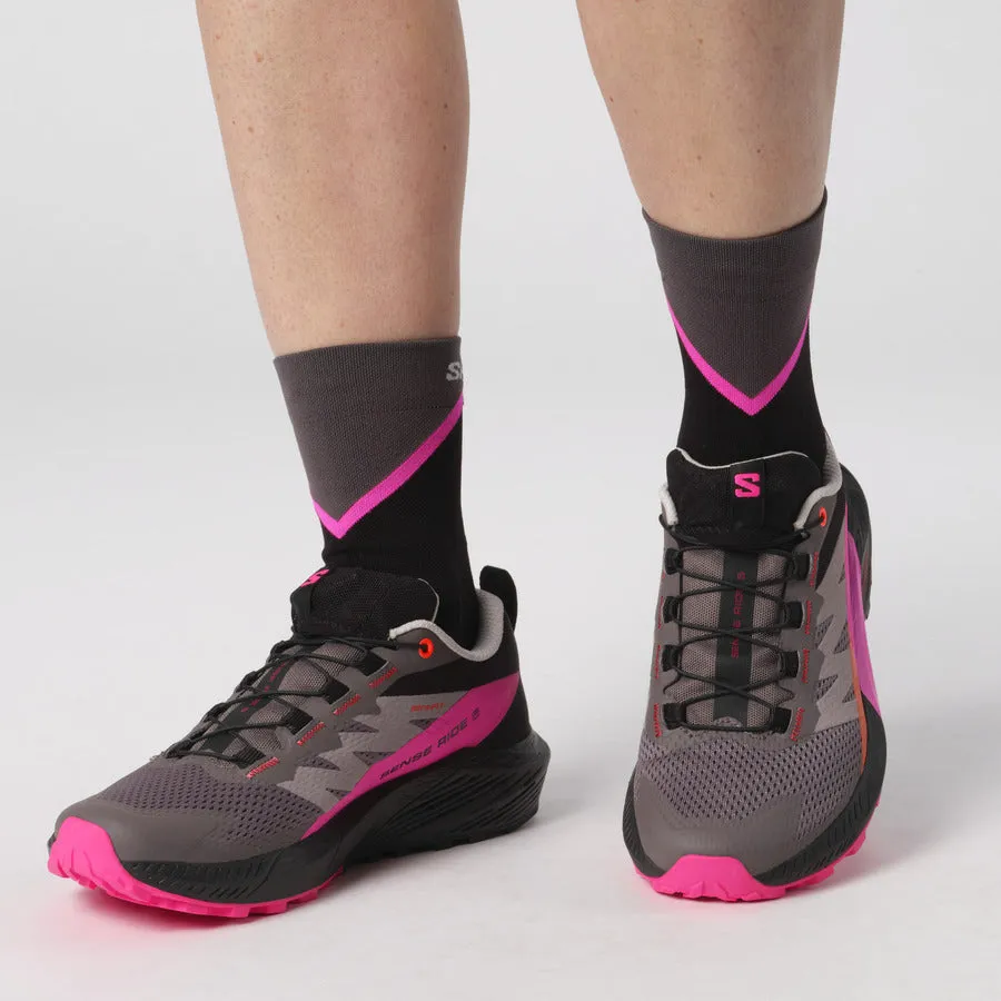 Salomon Sense Ride 5 | Plum Kitten / Black / Pink Glo | Womens