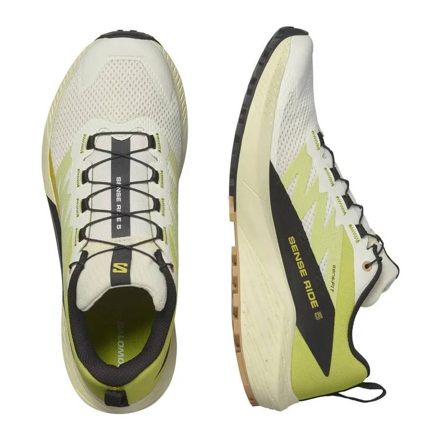 Salomon Sense Ride 5 | Vanilla Ice / Sulphur Spring / Black | Mens