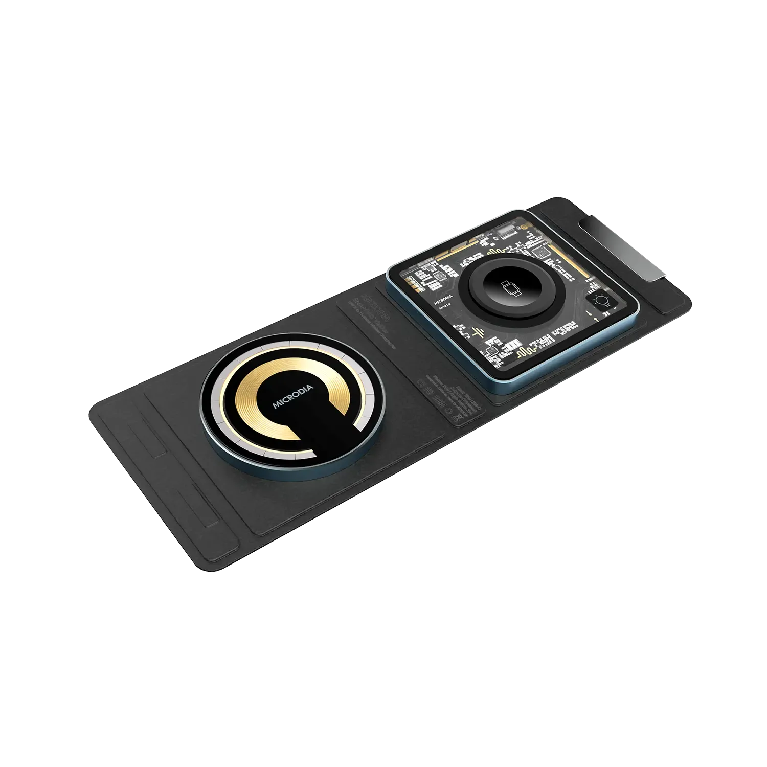 SNAPPAD™ Visi-DUO,  18W 3-in-1 Foldable Wireless Charging Pad
