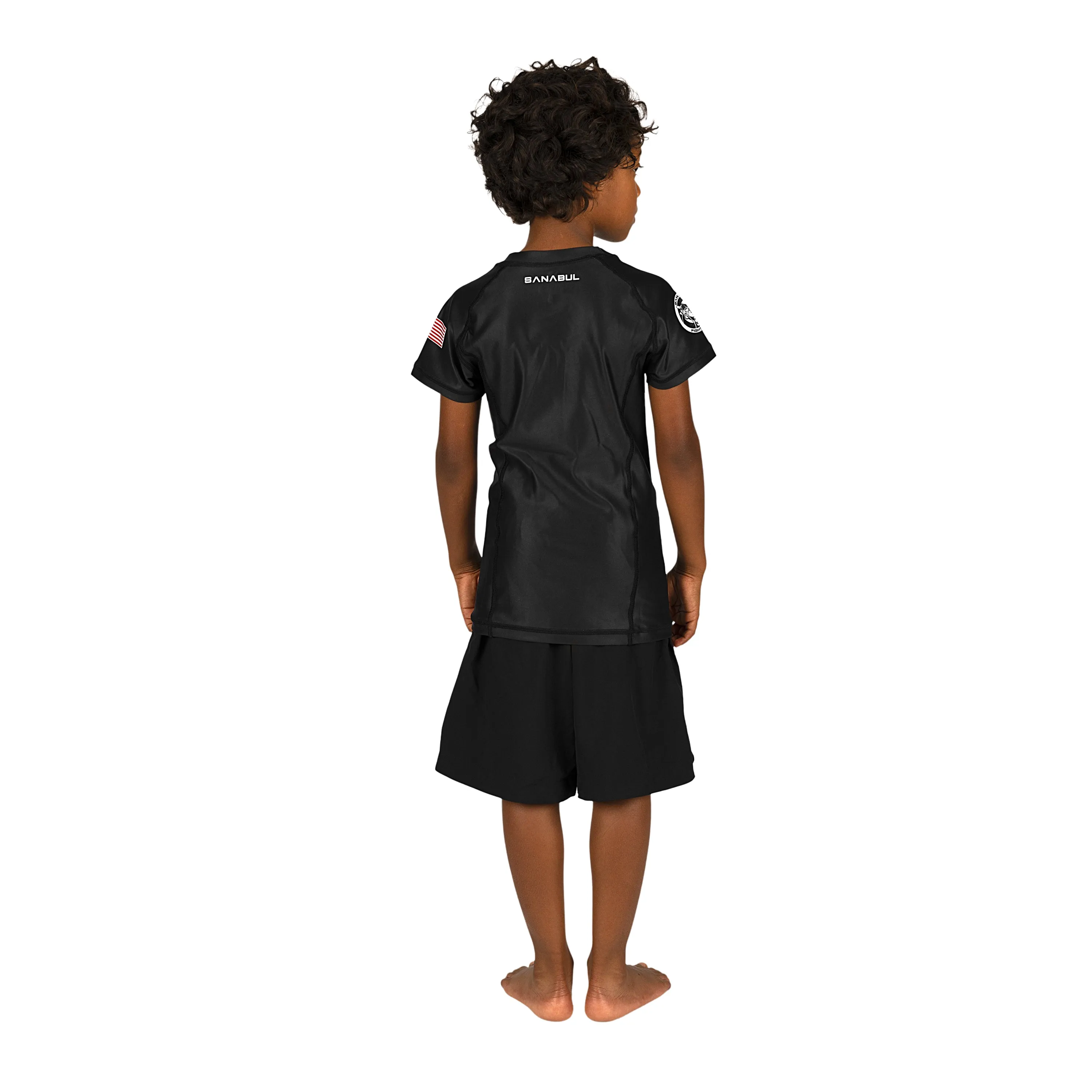 Space Collection Kids Short Sleeve Rash Guard