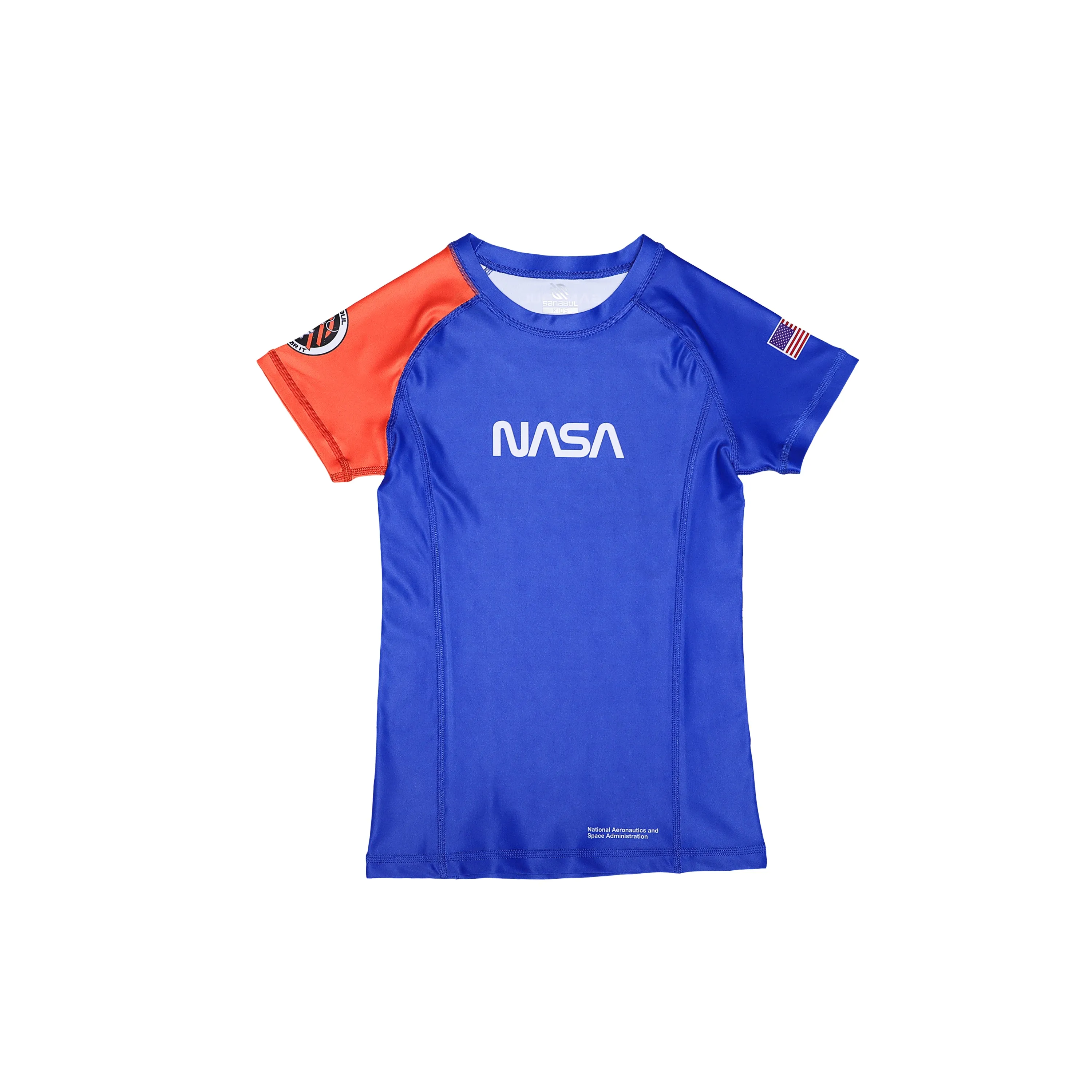 Space Collection Kids Short Sleeve Rash Guard