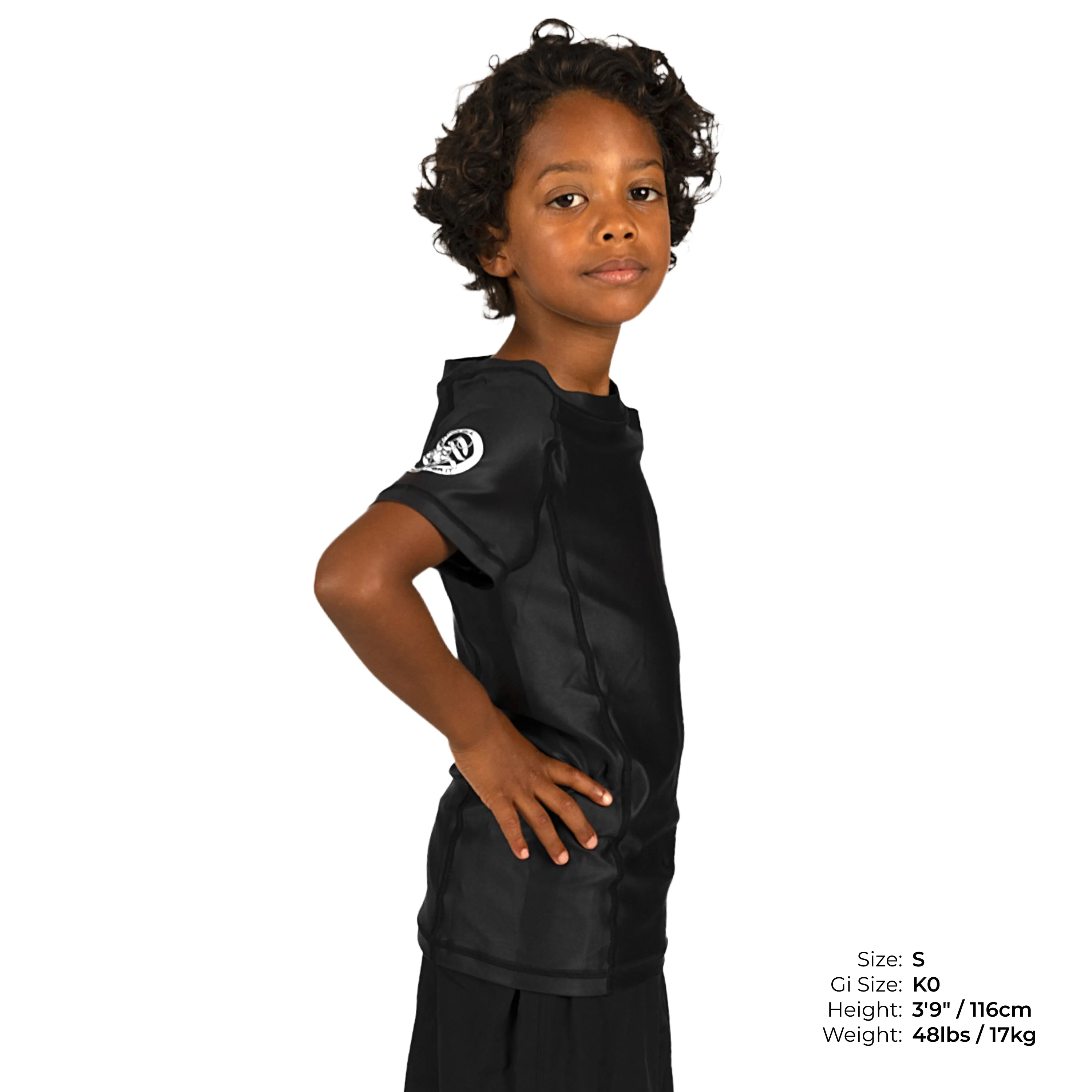 Space Collection Kids Short Sleeve Rash Guard