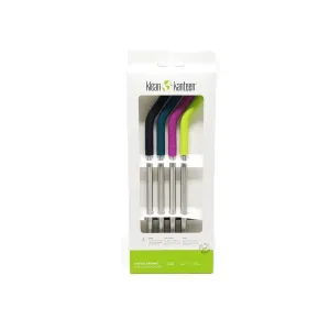 Stainless Steel Reusable Straw (8 mm) - Set of 4