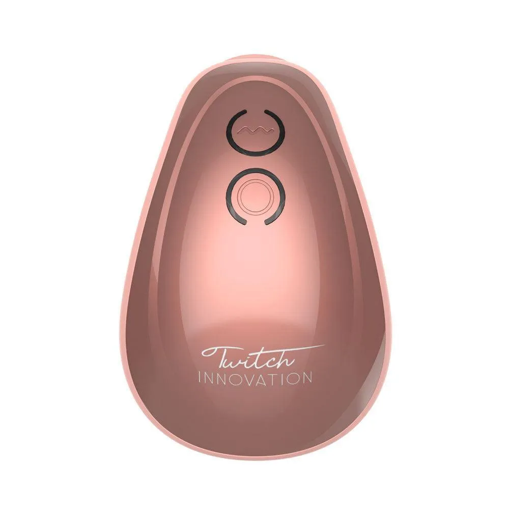 Twitch Rose Gold Hands Free Suction And Vibration Toy