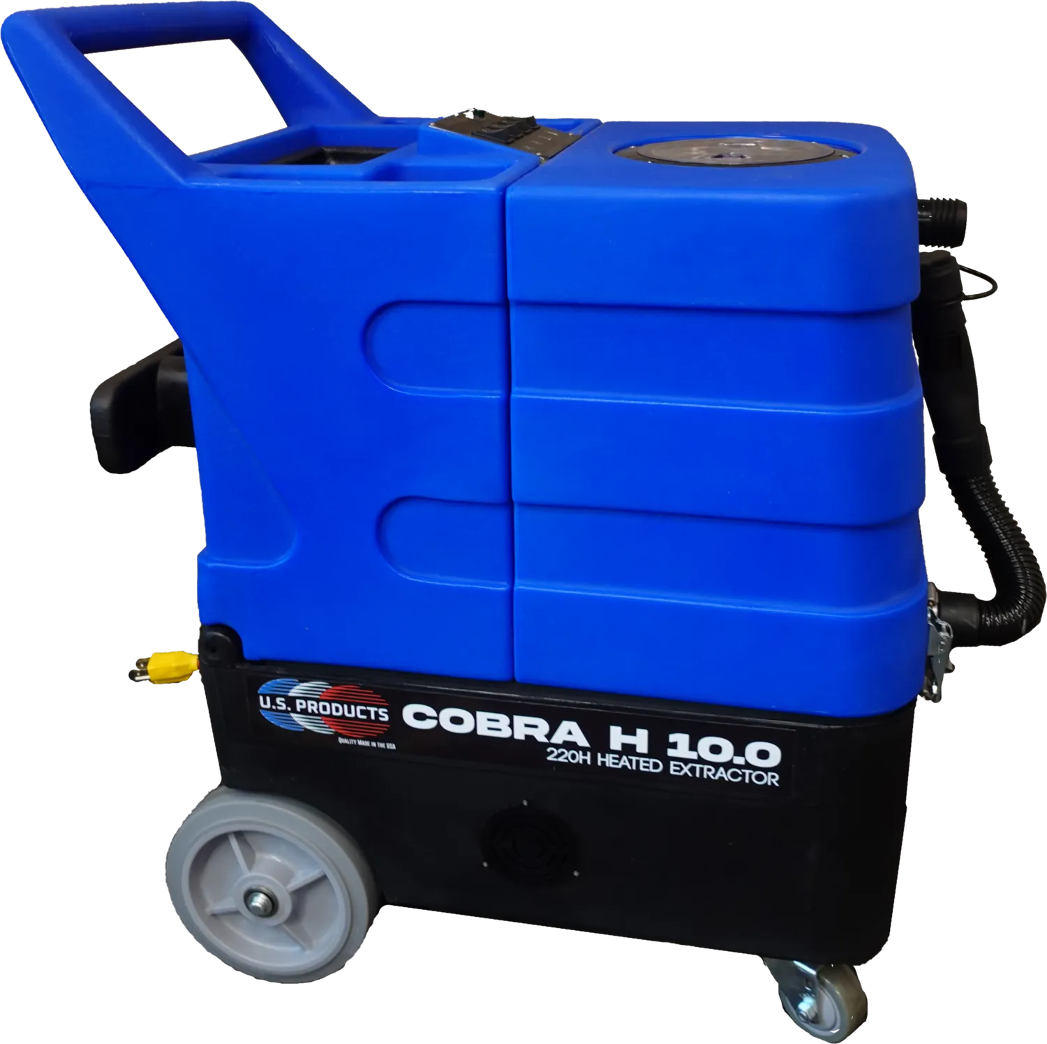 US Products - Cobra 10.0 Heated, Compact & Portable Extractor with Trident Value Wand and 25’ Hose