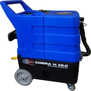 US Products - Cobra 10.0 Heated, Compact & Portable Extractor with Trident Value Wand and 25’ Hose
