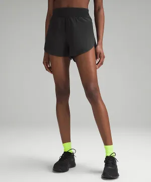 WOMEN'S FAST AND FREE REFLECTIVE HIGH-RISE CLASSIC-FIT 3" SHORT - BLK BLACK