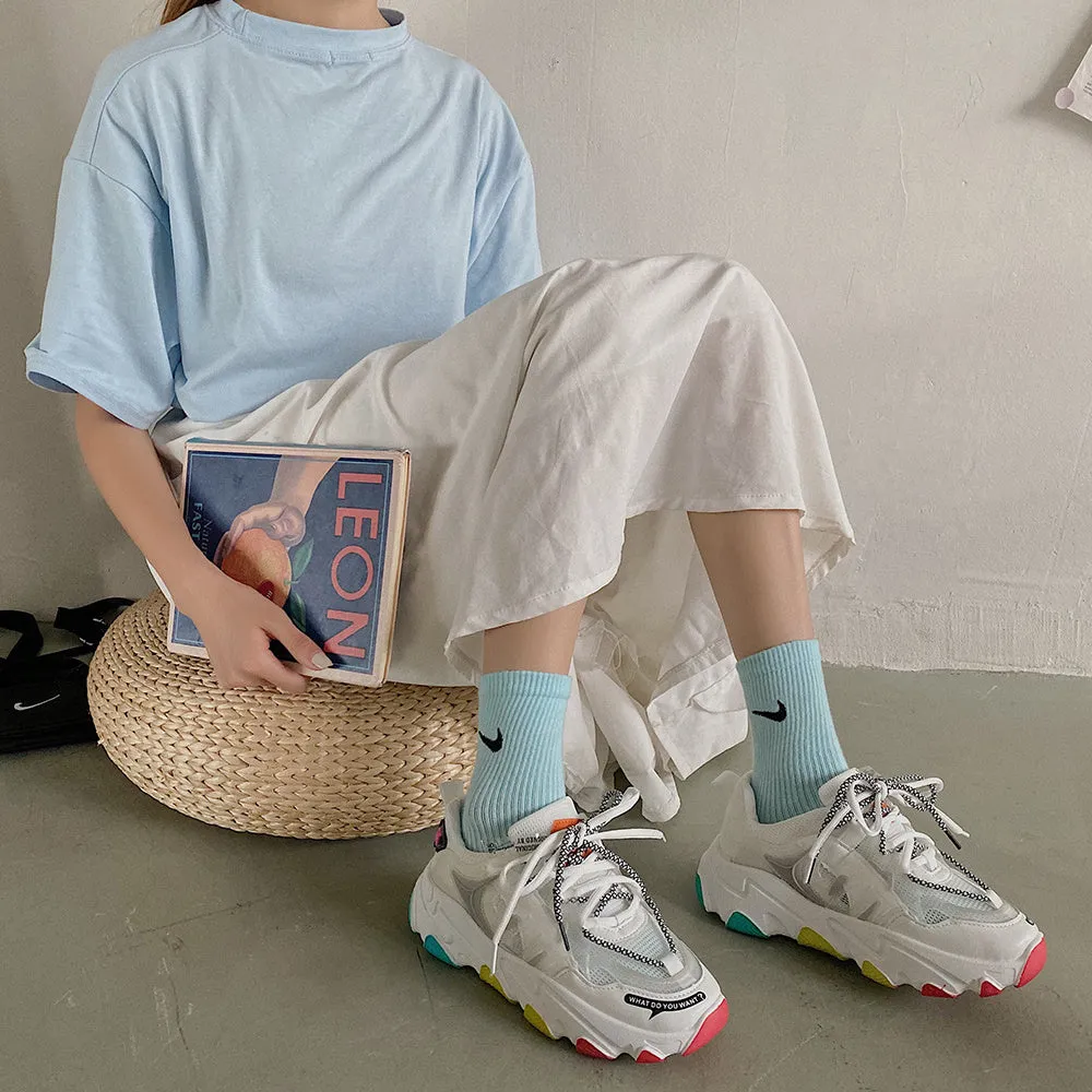 Women's versatile Sneaker small foot breathable