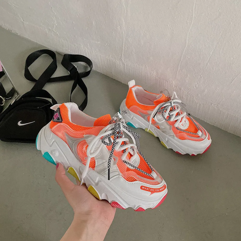 Women's versatile Sneaker small foot breathable