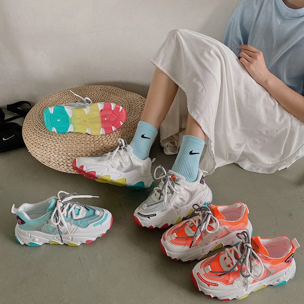 Women's versatile Sneaker small foot breathable